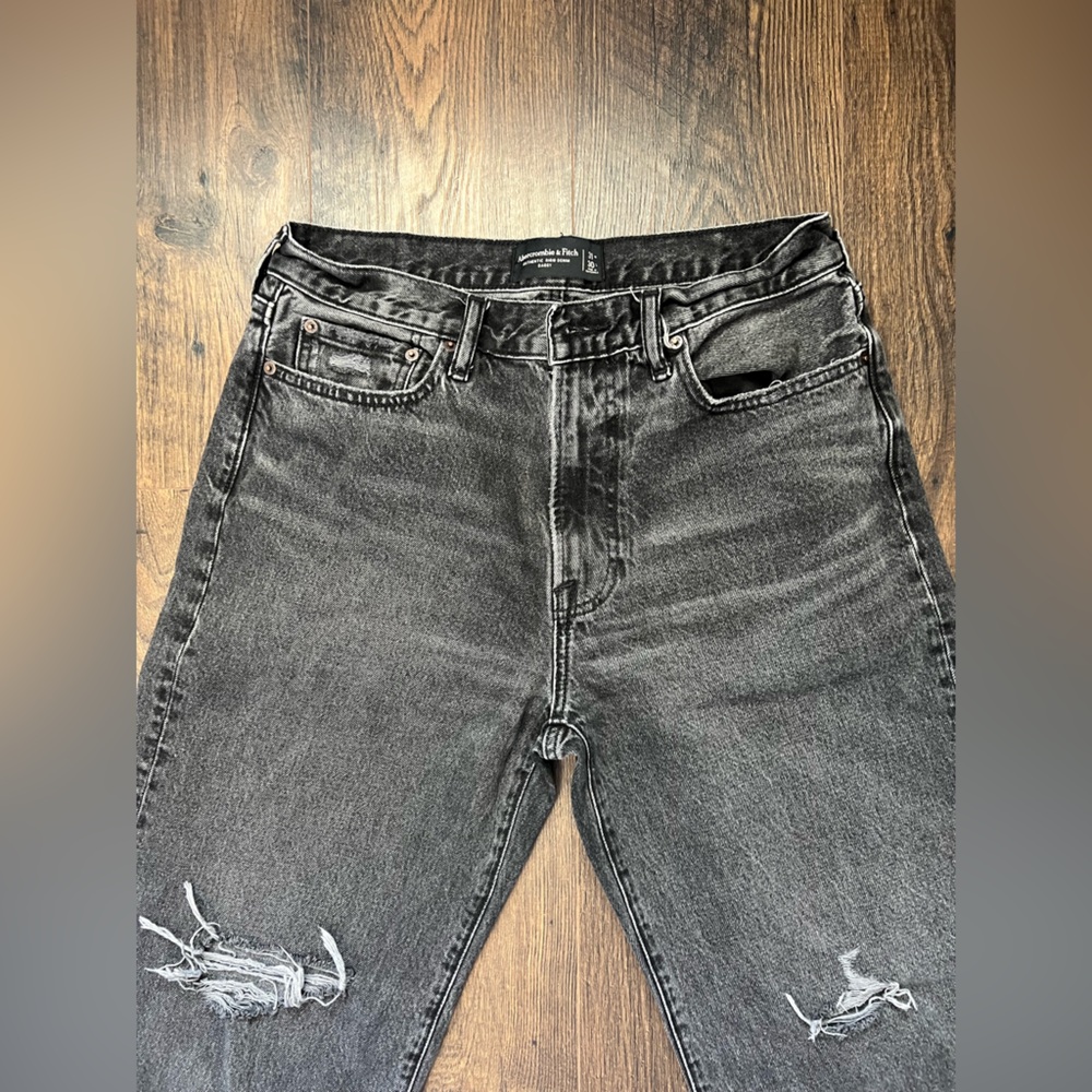 Abercrombie & Fitch Relaxed Black Jeans